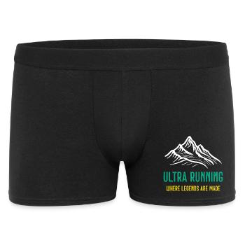 Ultra Running - Where Legends Are Made - Men's Boxer Shorts - black - Front