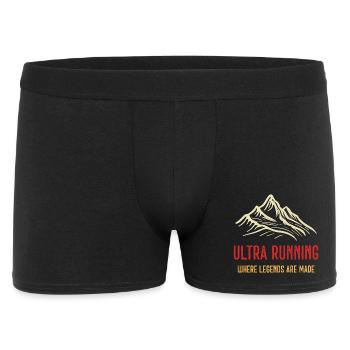 Ultra Running - Where Legends Are Made - Men's Boxer Shorts - black - Front