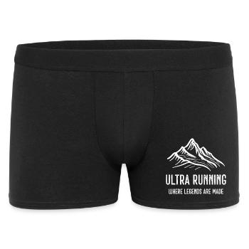 Ultra Running - Where Legends Are Made - Men's Boxer Shorts - black - Front