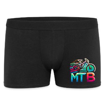 Vibrant MTB Bike Splash - Men's Boxer Shorts - black - Front