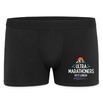 Ultra Marathoners Do It Longer - Men's Boxer Shorts - black - Front
