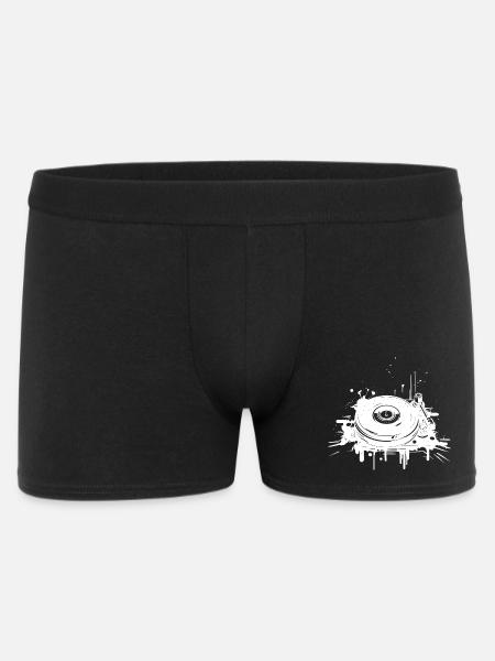DJ Turntable - Men's Boxer Shorts - black
