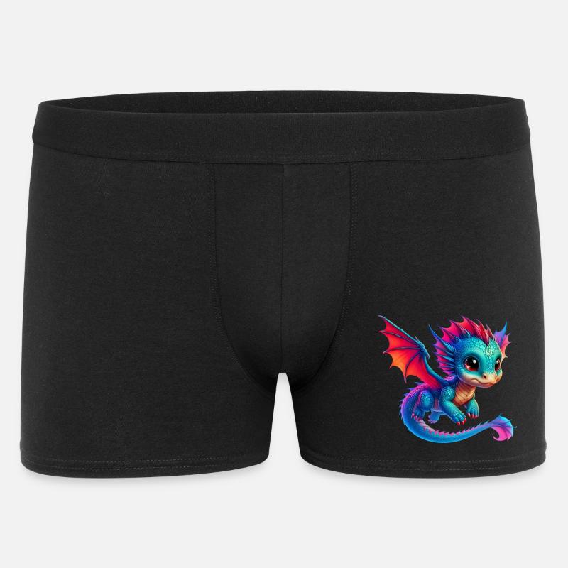 Drache - Männer Boxer Shorts - Schwarz