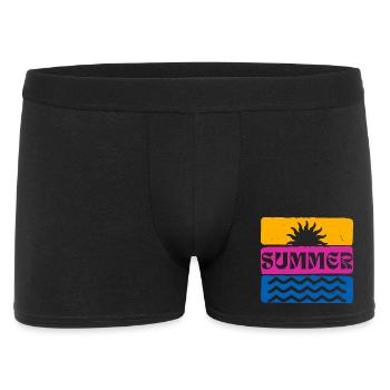 Summer - Men's Boxer Shorts - black - Front