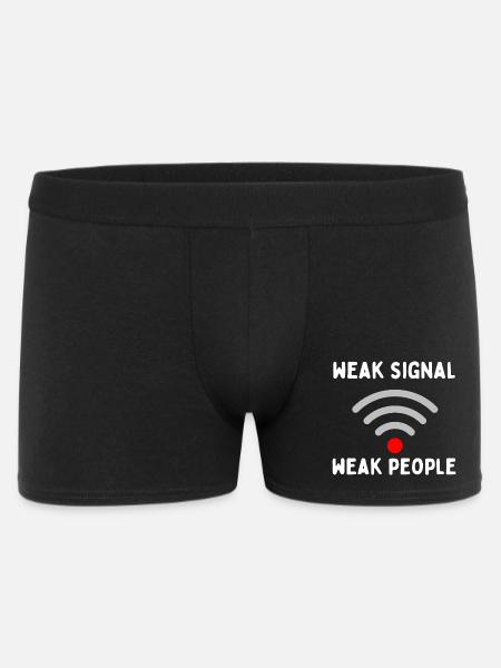 Weak signal - Men's Boxer Shorts - black