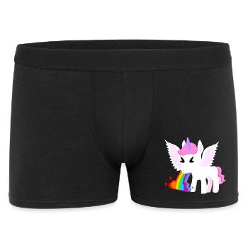 Winged Unicorn - Men's Boxer Shorts - black - Front