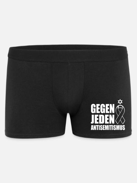 Contre tout antisémitisme - Boxer Homme - noir