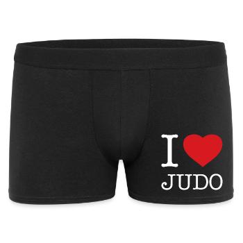 I LOVE JUDO - Men's Boxer Shorts - black - Front