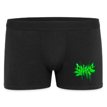 sehks green 3d - Men's Boxer Shorts - black - Front