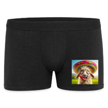 Sheep with Sombrero - Men's Boxer Shorts - black - Front