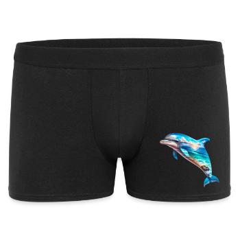 Dolphin - Men's Boxer Shorts - black - Front