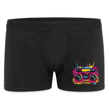 Hip Hop Music 80s - Men's Boxer Shorts - black - Front