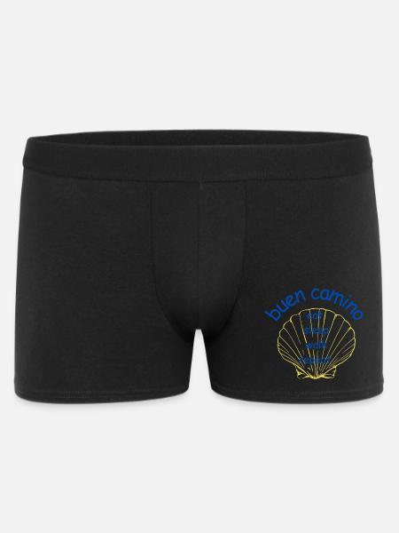 Buen Camino Shell Eat Sleep Walk - Männer Boxer Shorts - Schwarz