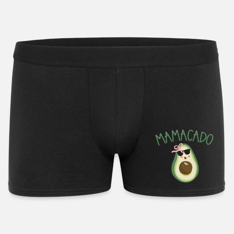 Mamacado Avocado Stil - Männer Boxer Shorts - Schwarz