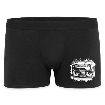Hip Hop Music Drawing - Men's Boxer Shorts - black - Front
