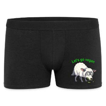 Wolf_in_schaapskleren - Men's Boxer Shorts - black - Front