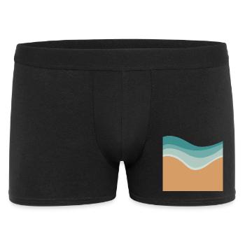 Minimal beach - Men's Boxer Shorts - black - Front