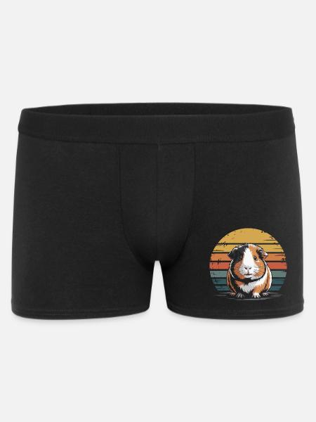 Cochon d’Inde, sucré - Boxer Homme - noir