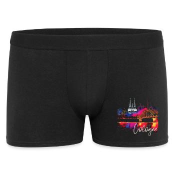 Cologne Skyline Cologne Cathedral Germany City Colorful - Men's Boxer Shorts - black - Front