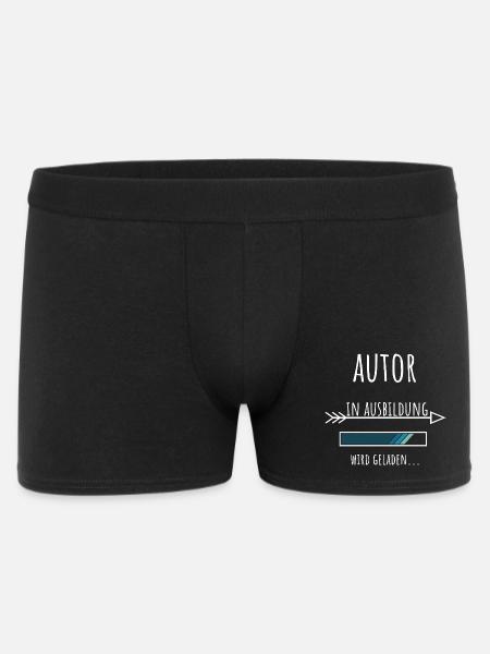 Écriture créative Étudiant Profession Éducation Auteur - Boxer Homme - noir