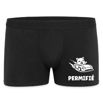 Driver's license humor - Men's Boxer Shorts - black - Front