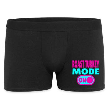 Mode dinde rôtie activé - Boxer Homme - noir - Devant