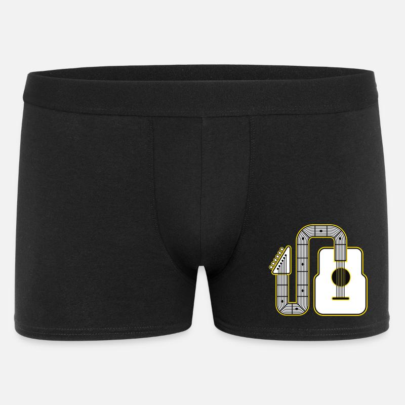 Abstrakte Gitarrenkunst - Männer Boxer Shorts - Schwarz