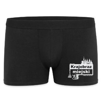 Paysage urbain - Polonais - prêt quand vous voulez - Boxer Homme - noir - Devant