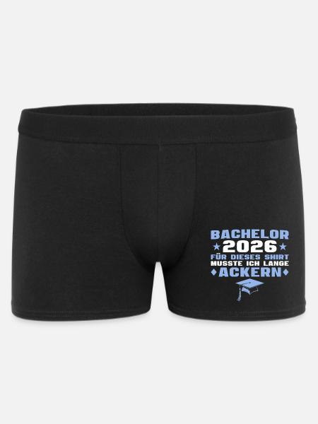 Bachelorprüfung bestanden Bachelor Abschluss 2026 - Männer Boxer Shorts - Schwarz