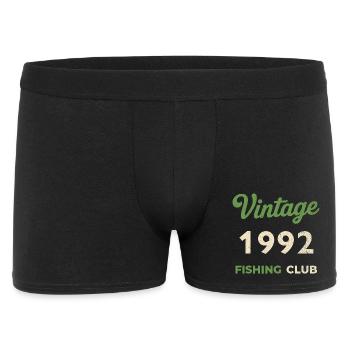 Vintage 1992 – Année de naissance rétro du club de pêche - Boxer Homme - noir - Devant