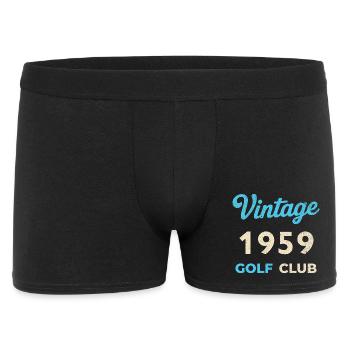 Année de naissance rétro vintage du club de golf 1959 - Boxer Homme - noir - Devant