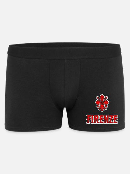 Souvenir-T-Shirt Florence Italien, Geschenkidee - Männer Boxer Shorts - Schwarz