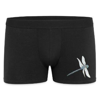 Teal Dragonfly Illustration - Men's Boxer Shorts - black - Front