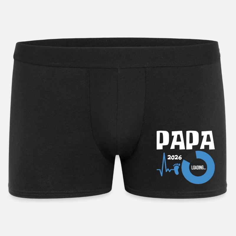 Grossesse du père 2026 - Boxer Homme - noir