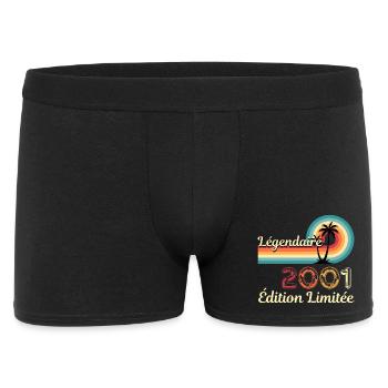Legendary 2001, Limited Edition - Men's Boxer Shorts - black - Front