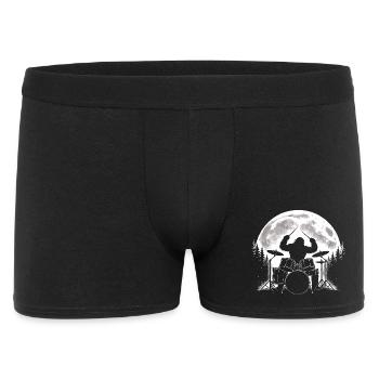 Bigfoot Drummer Moon - Men's Boxer Shorts - black - Front