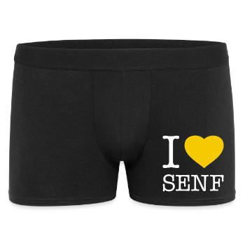 J’adore la moutarde - Boxer Homme - noir - Devant