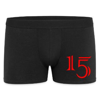 15. 15 YEARS. 15th ANNIVERSARY. 15 YEAR ANNIVERSARY. - Men's Boxer Shorts - black - Front