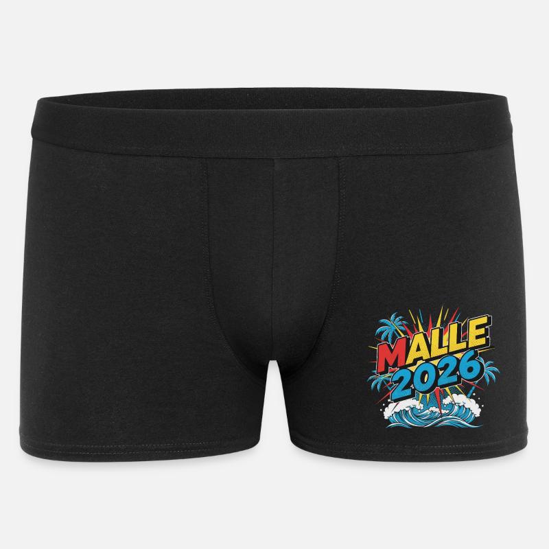 Malle 2026 Festferie - Boxer Shorts til mænd - sort