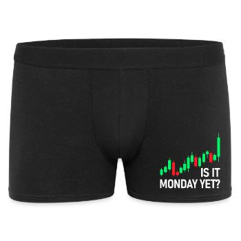 Is it monday yet? Stock Market Exchange Trader - Men's Boxer Shorts - black - Front