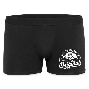 Juni 1976 – Legende der Gipfel und Berge - Männer Boxer Shorts - Schwarz - Vorne