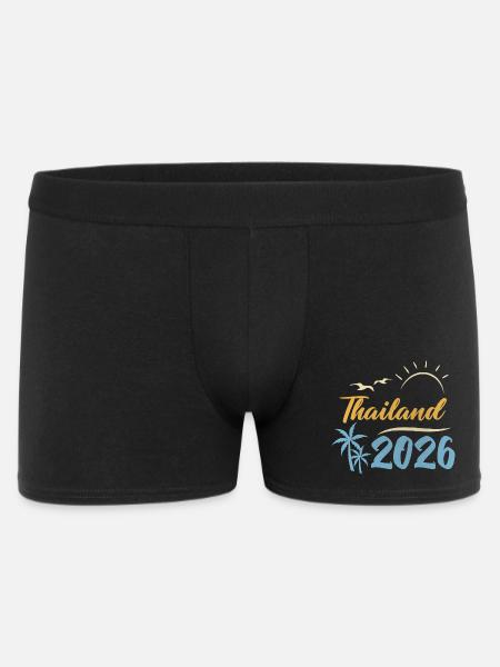 Thailand 2026 - Männer Boxer Shorts - Schwarz