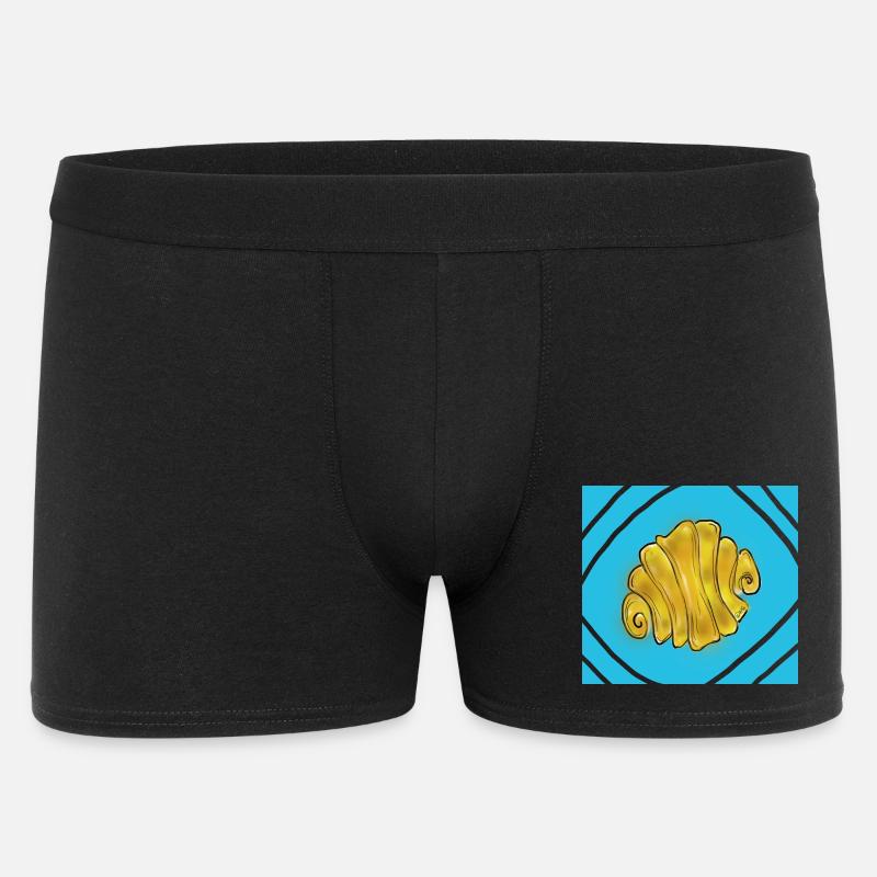 Franzbrötchen - Männer Boxer Shorts - Schwarz