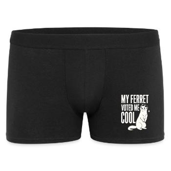 MY FERRET VOTED ME COOL - Men's Boxer Shorts - black - Front