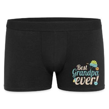 Grand-père conçoit le meilleur millésime de grand-père pour grand-père - Boxer Homme - noir - Devant