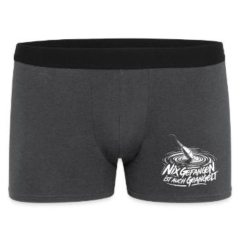 Pêcher avec humour - Boxer Homme - charbon - Devant
