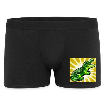 crocodile - Boxer Homme - noir - Devant