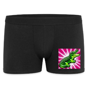 crocodile - Boxer Homme - noir - Devant
