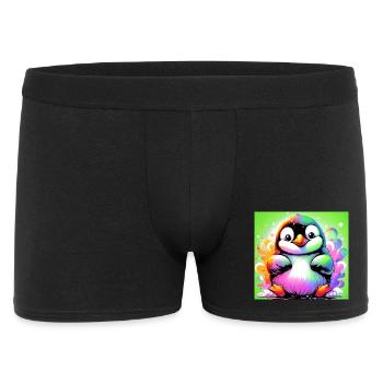 penguin - Men's Boxer Shorts - black - Front