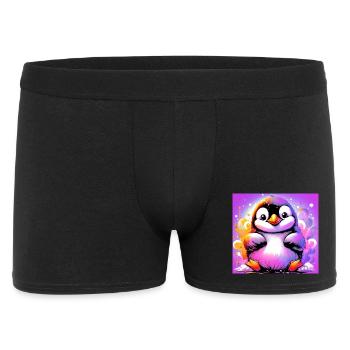 penguin - Men's Boxer Shorts - black - Front